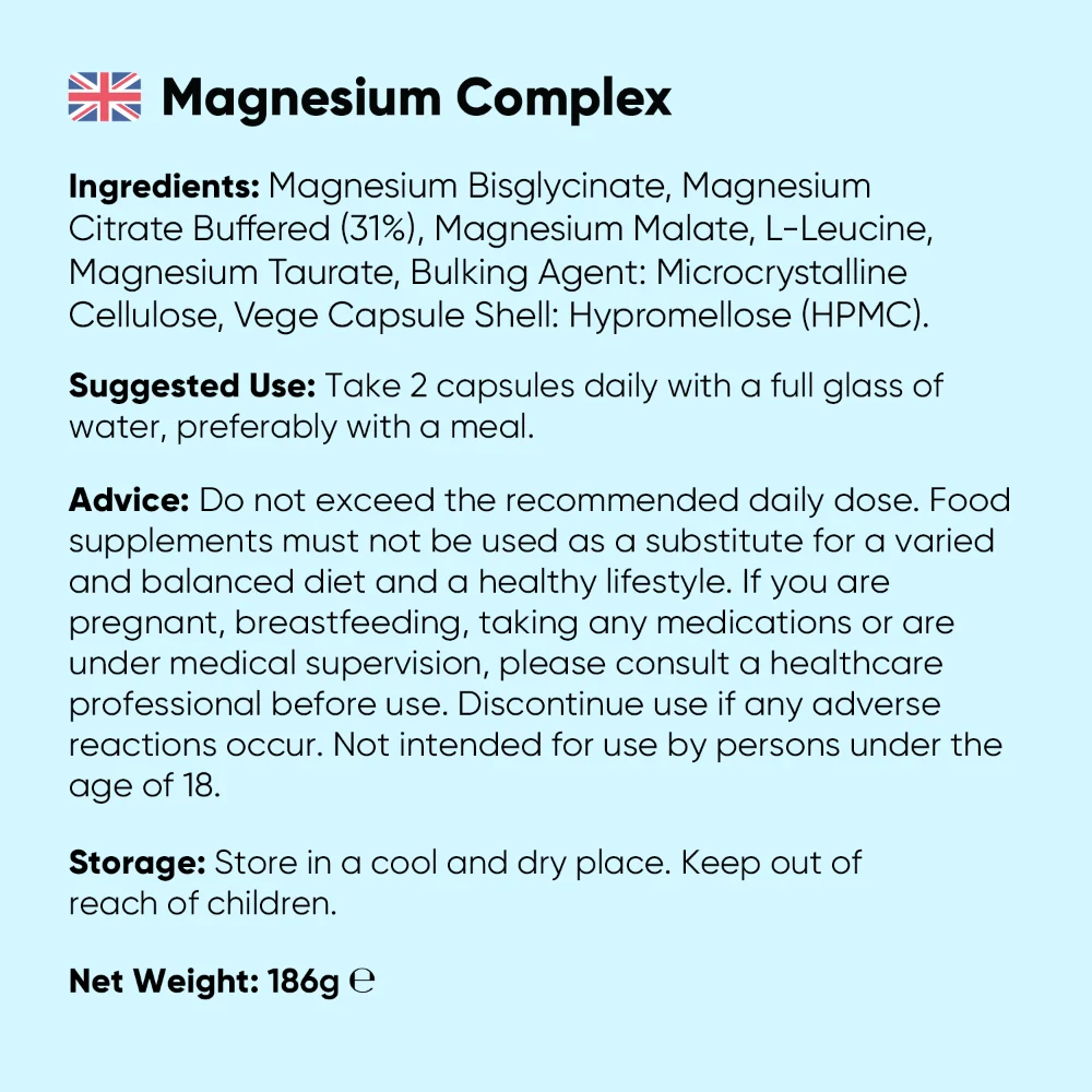 Magnesium Complex (4 in 1) Capsules - Image 8