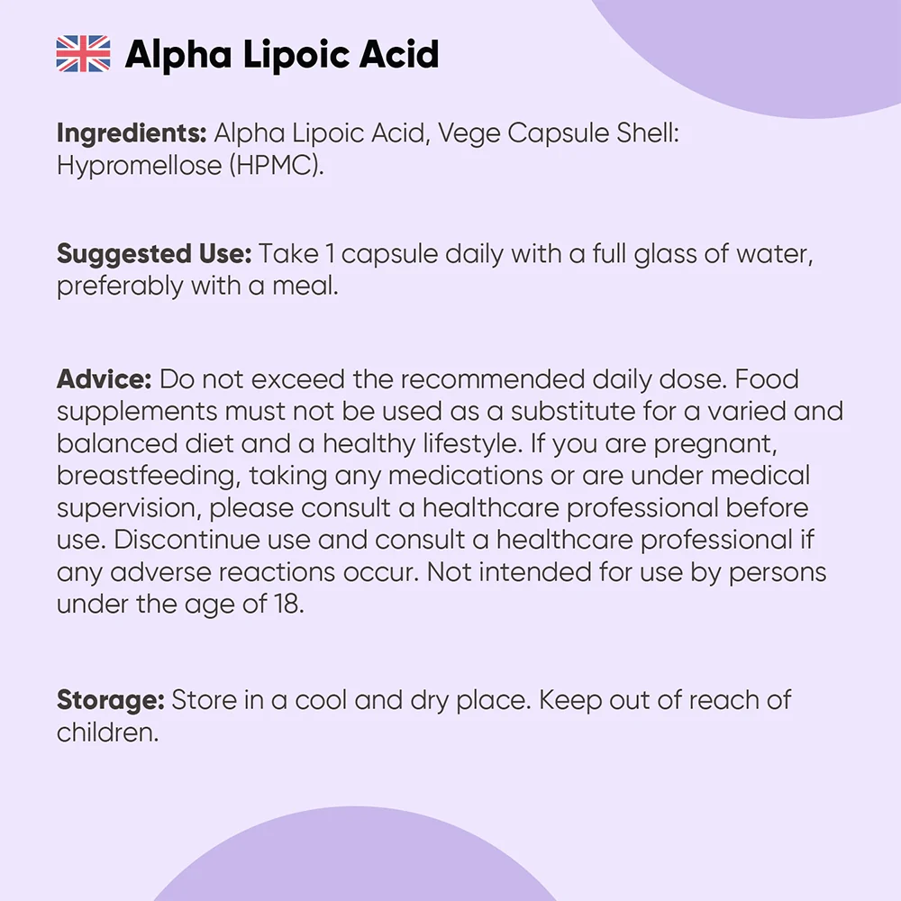 Alpha Lipoic Acid Capsules - Image 7
