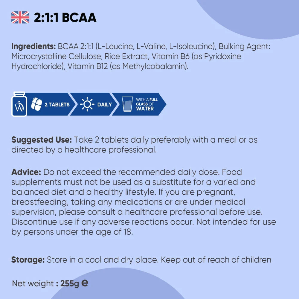 BCAA with B6 & B12 Tablets - Image 6
