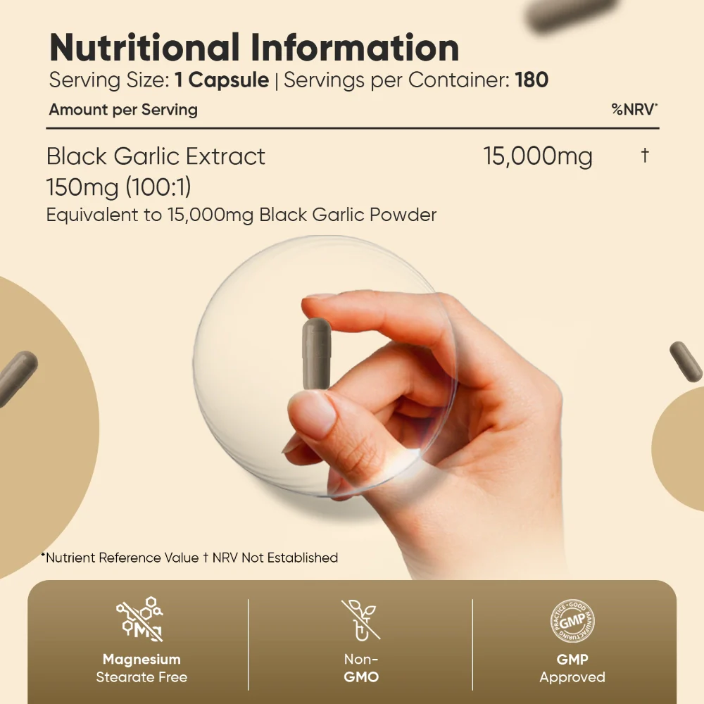 Black Garlic Capsules - Image 5
