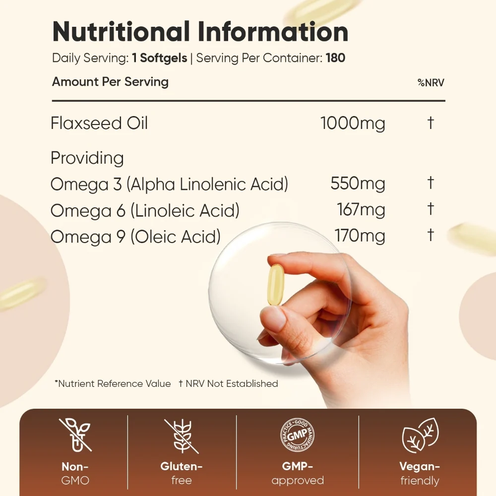 Flaxseed Oil Softgel Capsules - Image 5