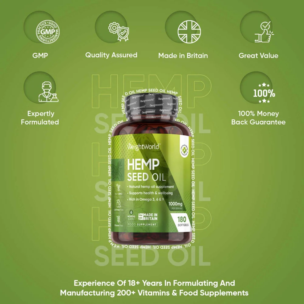 Hemp Seed Oil Softgels - Image 4