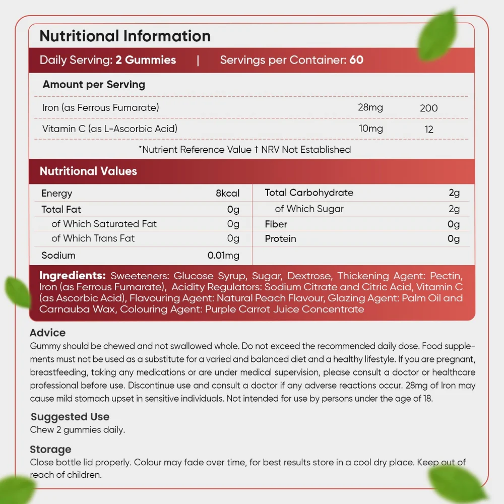 Iron & Vitamin C Gummies - Image 7
