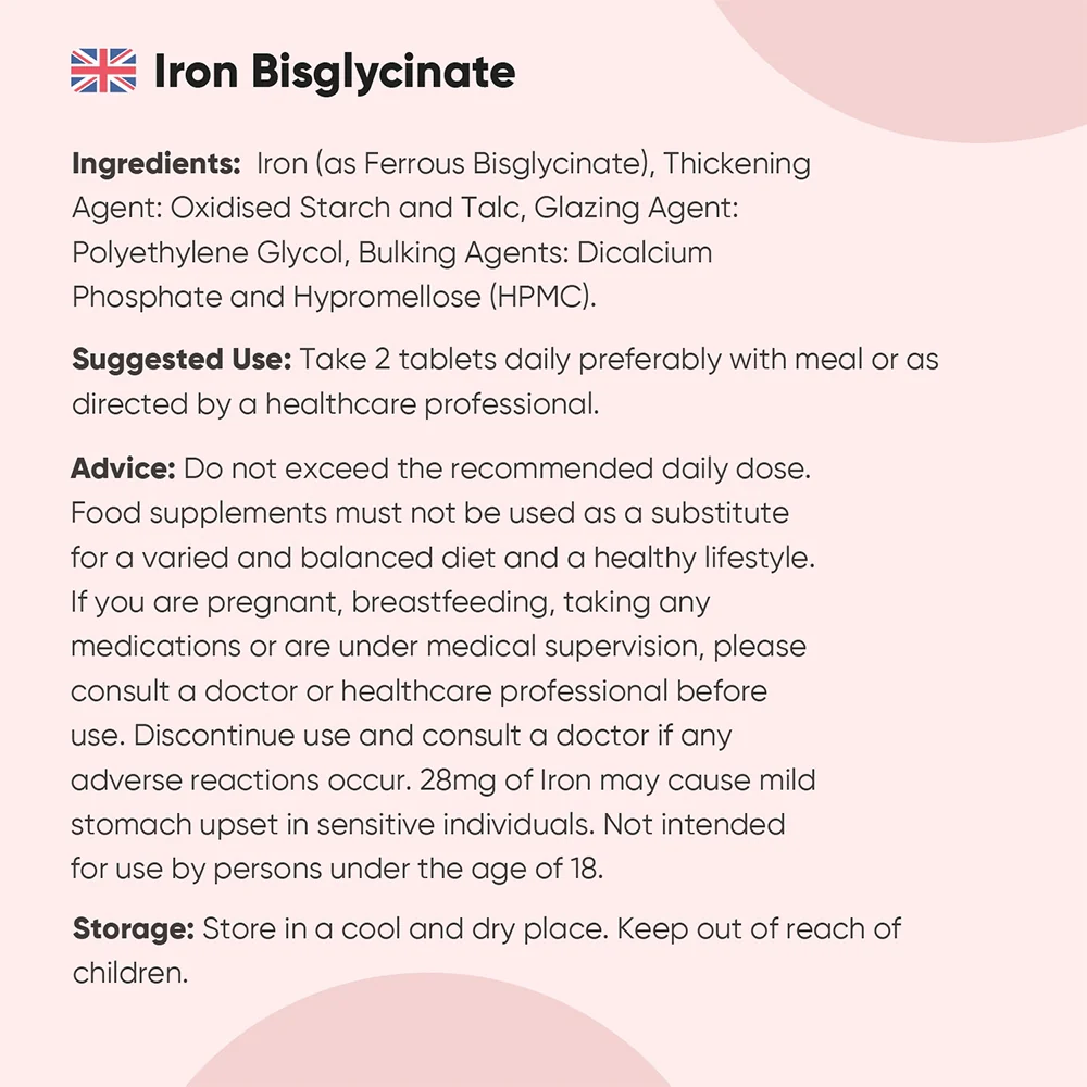 Iron Bisglycinate Tablets - Image 5