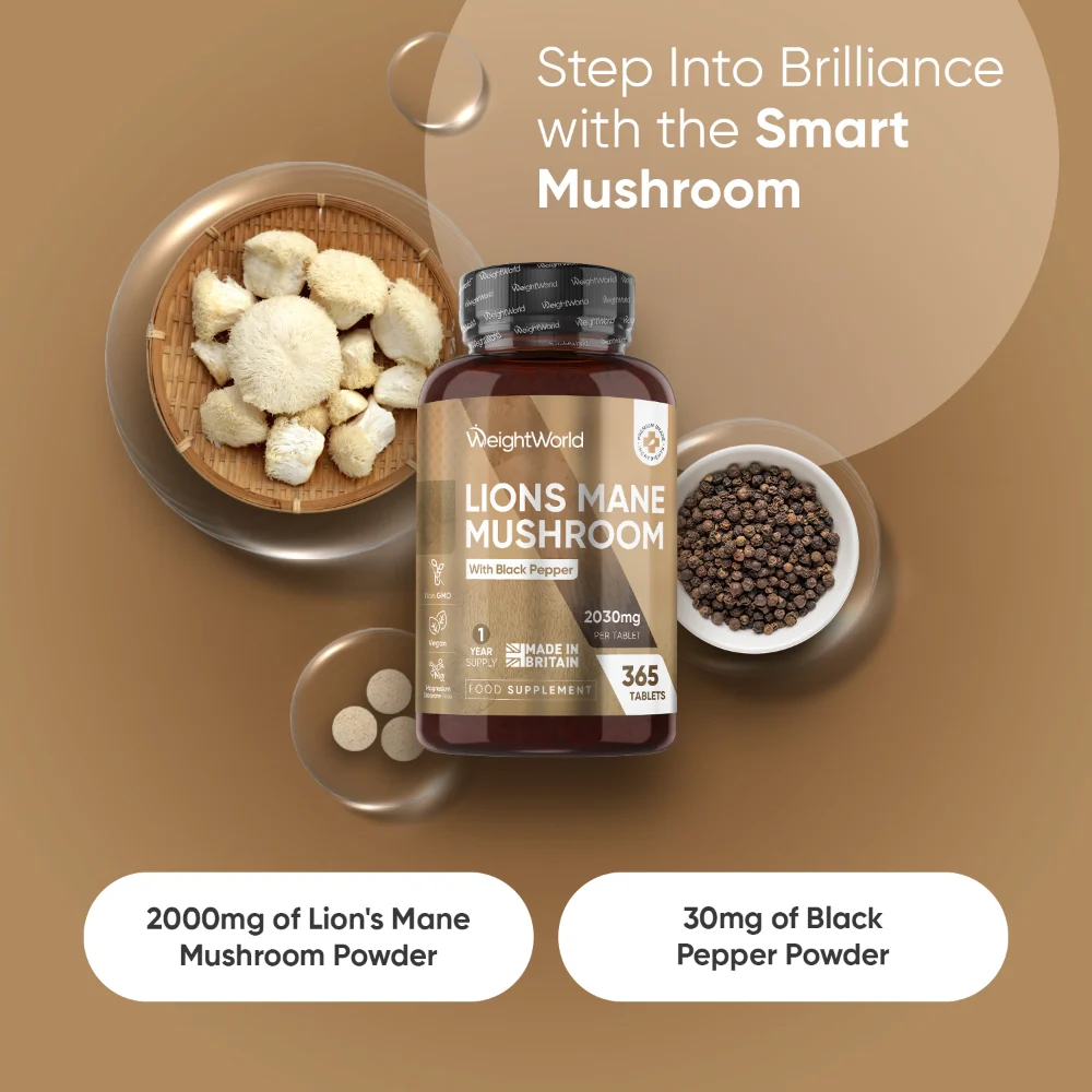 Lion's Mane Mushroom Tablets - Image 2