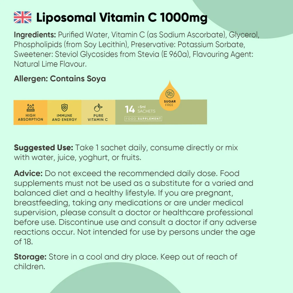Liposomal Vitamin C Liquid Sachets - Image 6