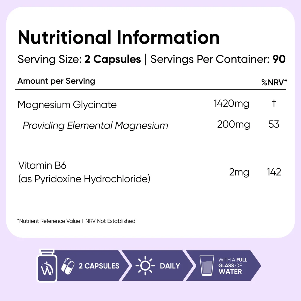 Magnesium Glycinate (Bisglycinate) Capsules - Image 6