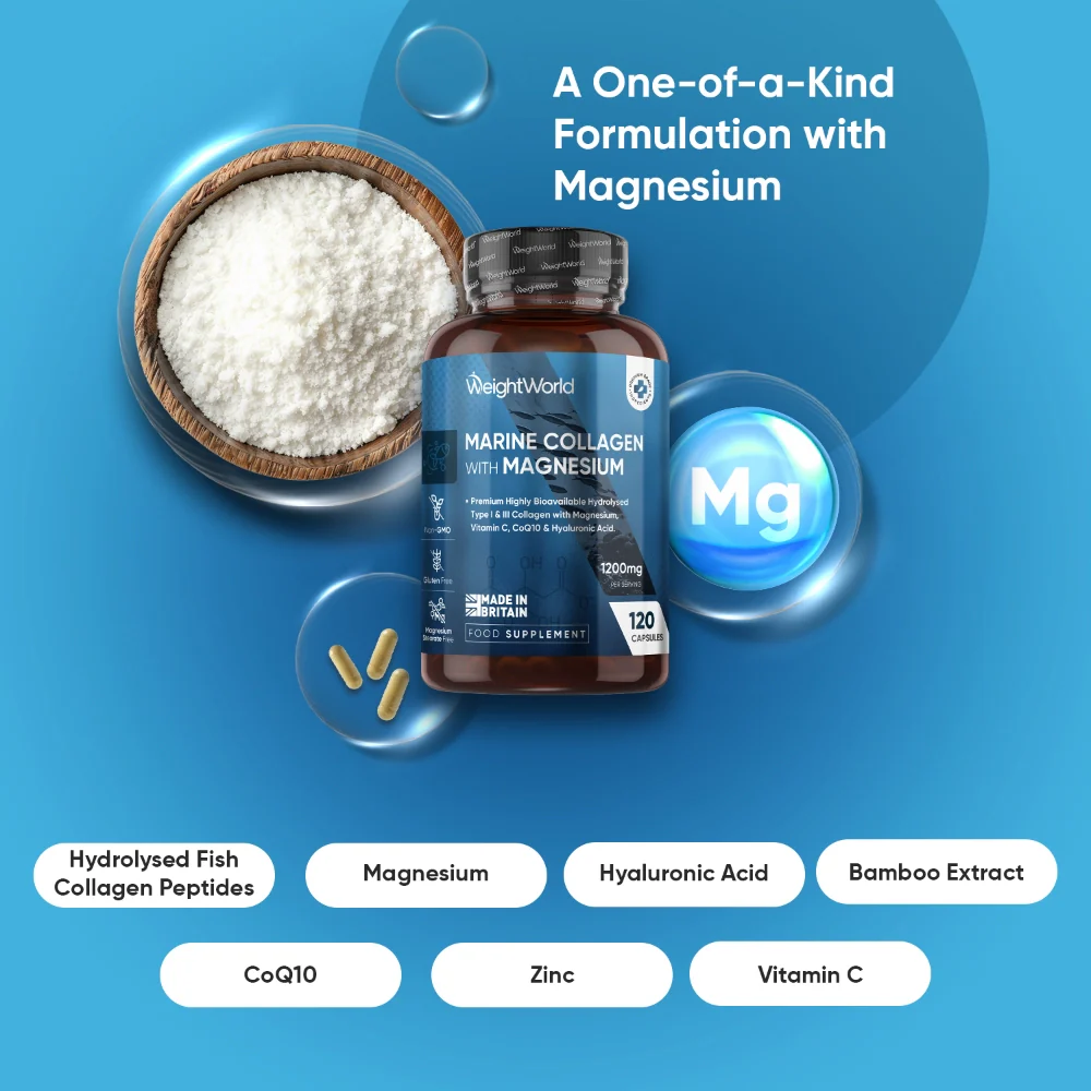 Marine Collagen With Magnesium Capsules - Image 2