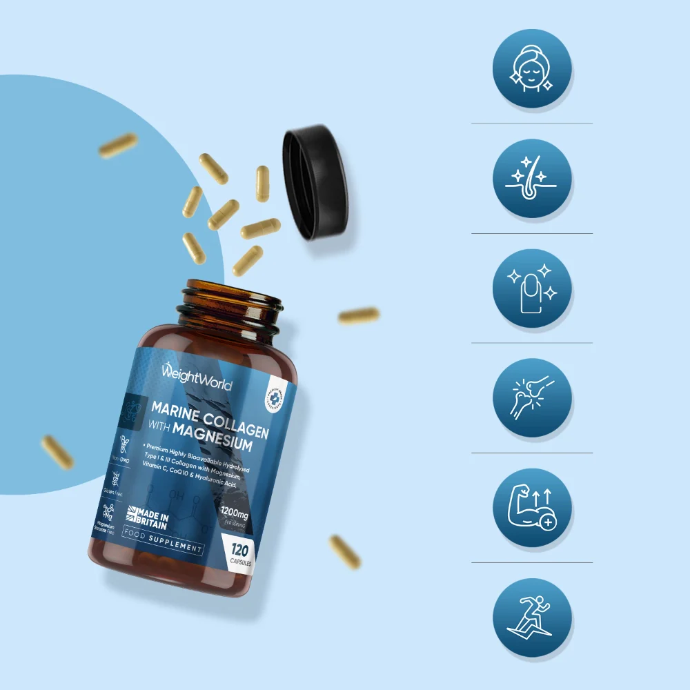 Marine Collagen With Magnesium Capsules - Image 3
