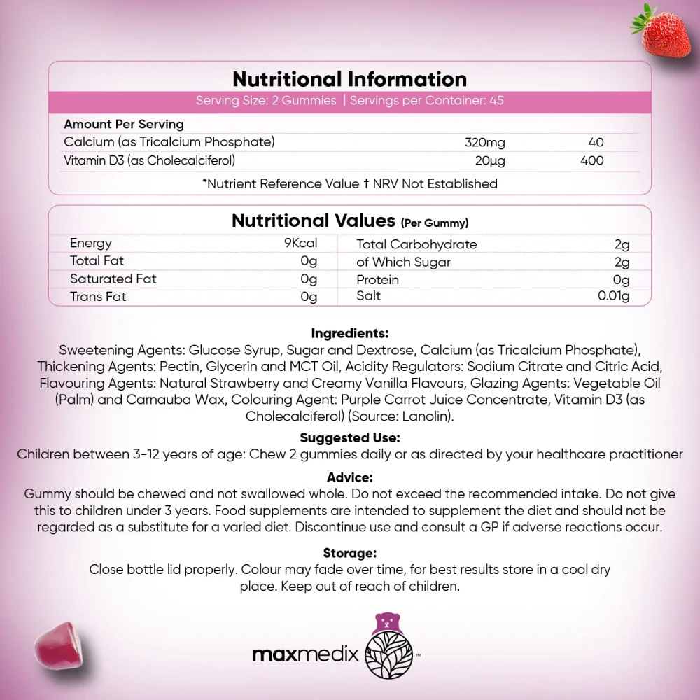 Calcium & Vitamin D3 Gummies for Kids - Image 6