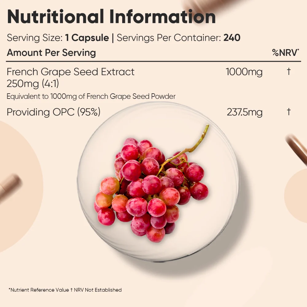 OPC (French Grape Seed Extract) Capsules - Image 5