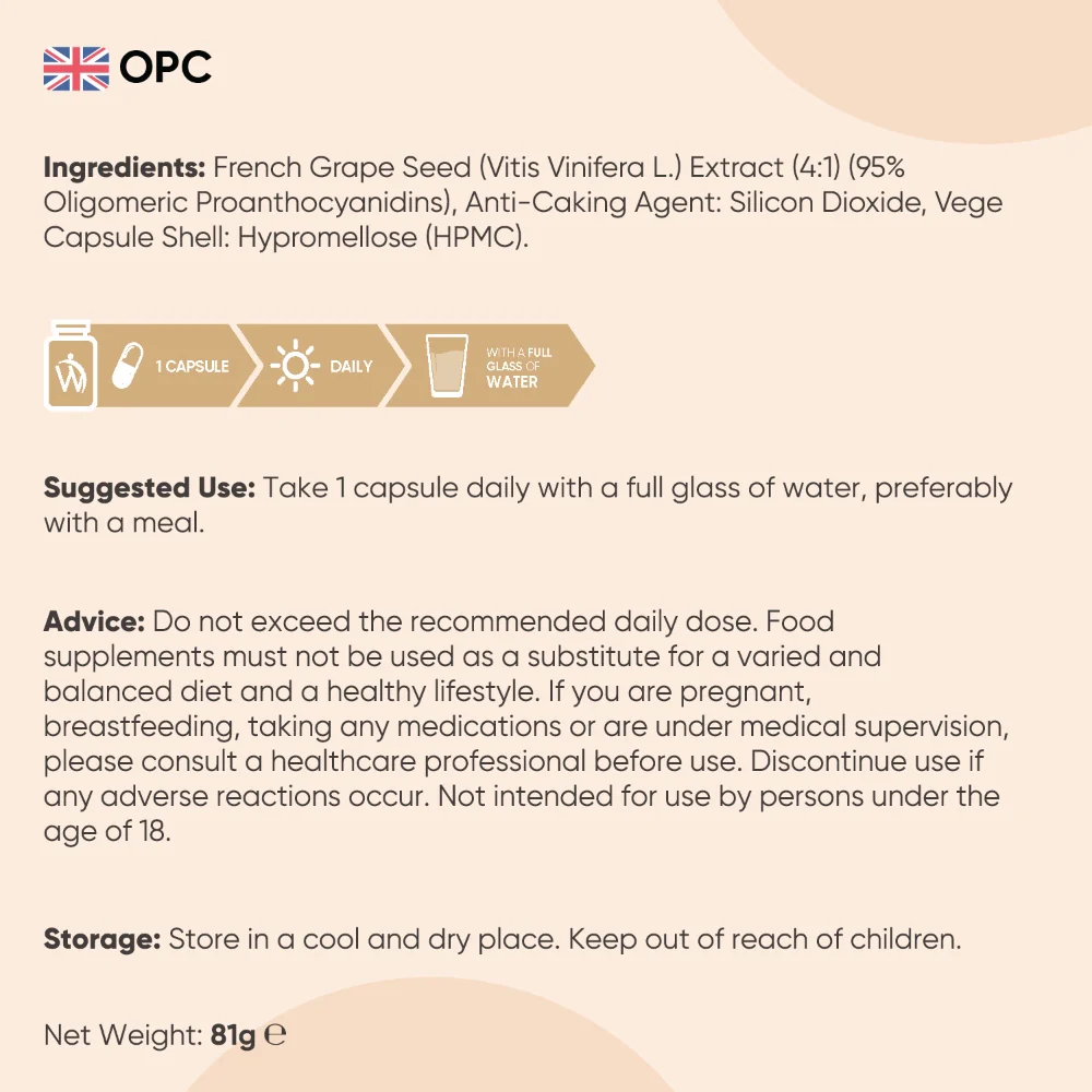 OPC (French Grape Seed Extract) Capsules - Image 7