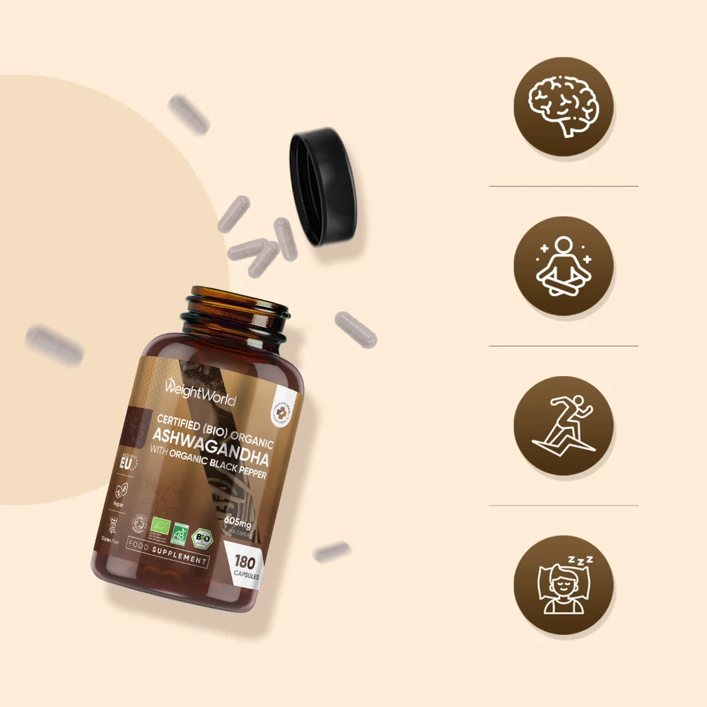 Organic Ashwagandha With Black Pepper Capsules - Image 4