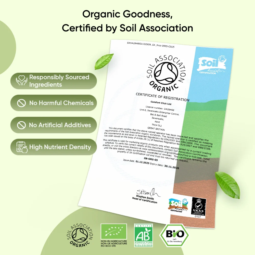 100% Certified Organic Barley Grass Capsules - Image 4