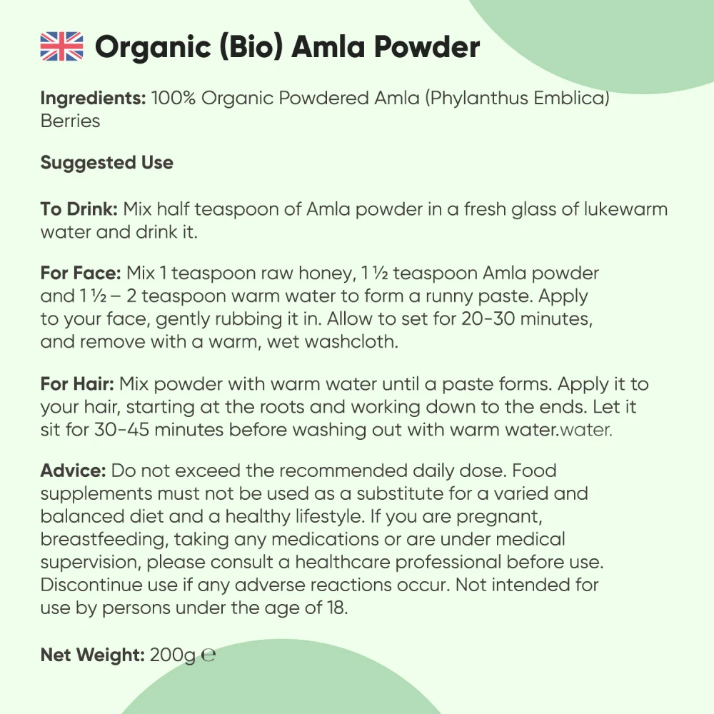 Organic Bio Amla Powder - Image 6