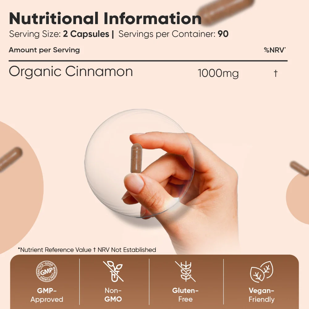 Organic Cinnamon Capsules - Image 5