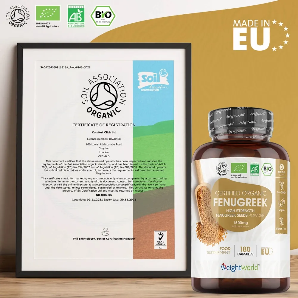 Organic Fenugreek Capsules - Image 5