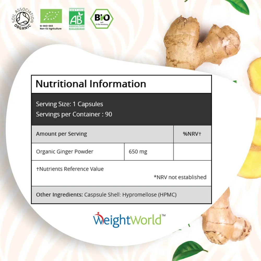 Organic Ginger Capsules - Image 6