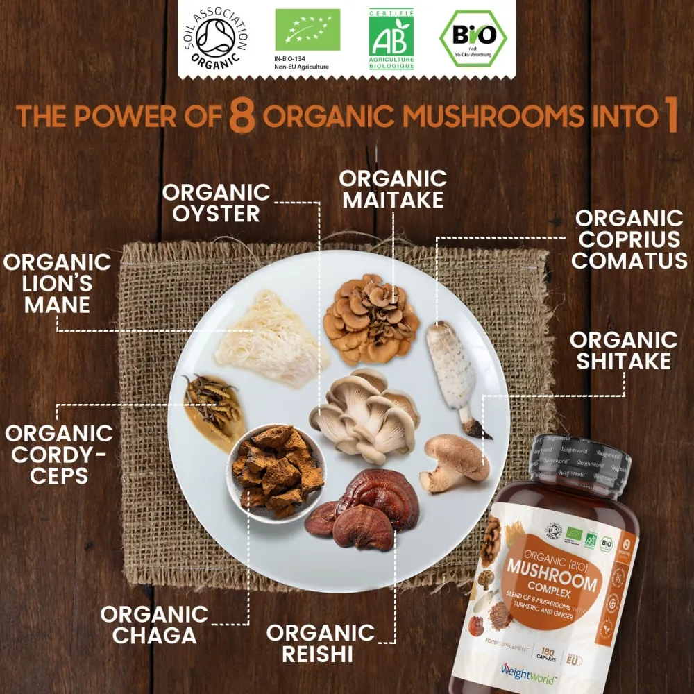 Organic Mushroom Complex Capsules - Image 3