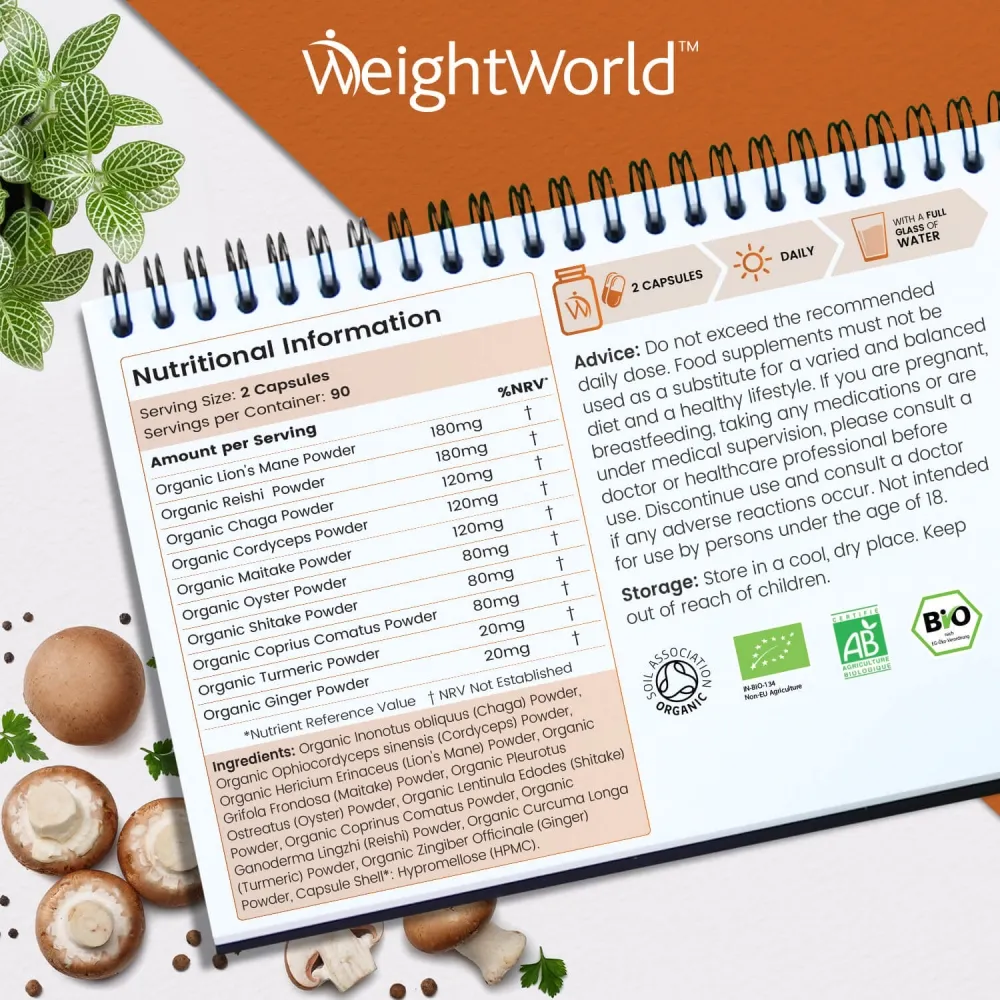 Organic Mushroom Complex Capsules - Image 6
