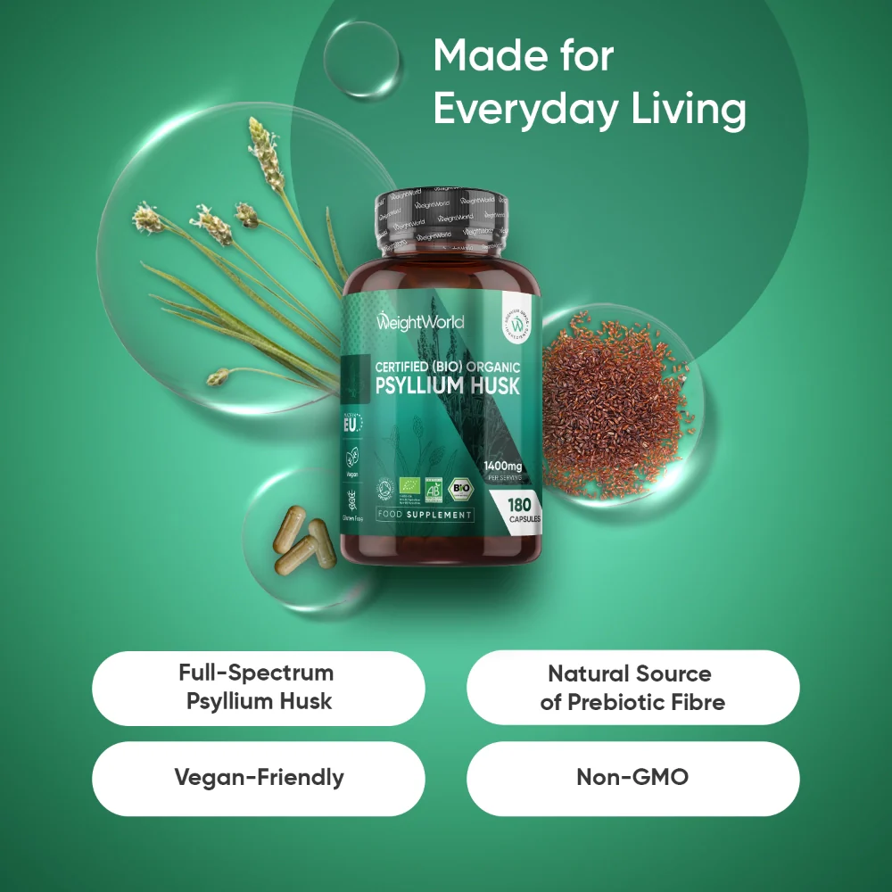 Organic Psyllium Husk Capsules - Image 2