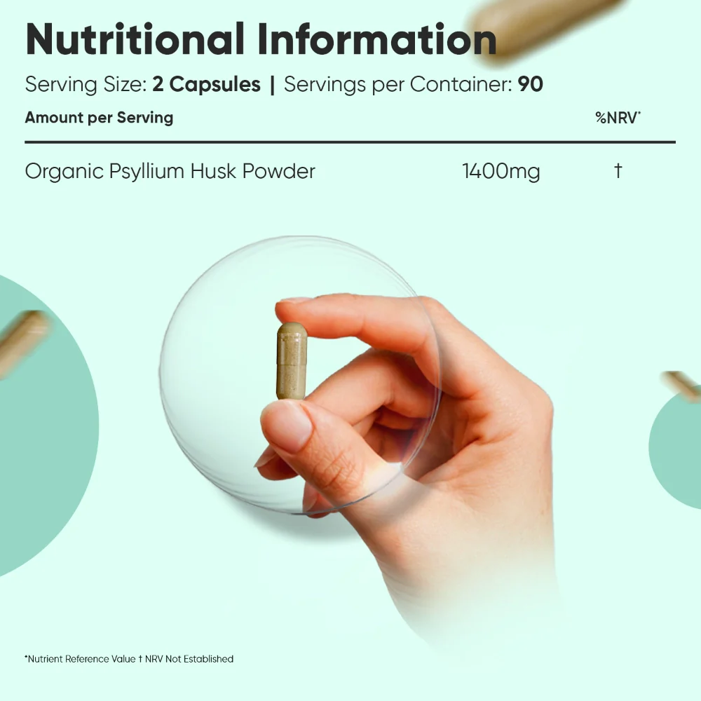 Organic Psyllium Husk Capsules - Image 5