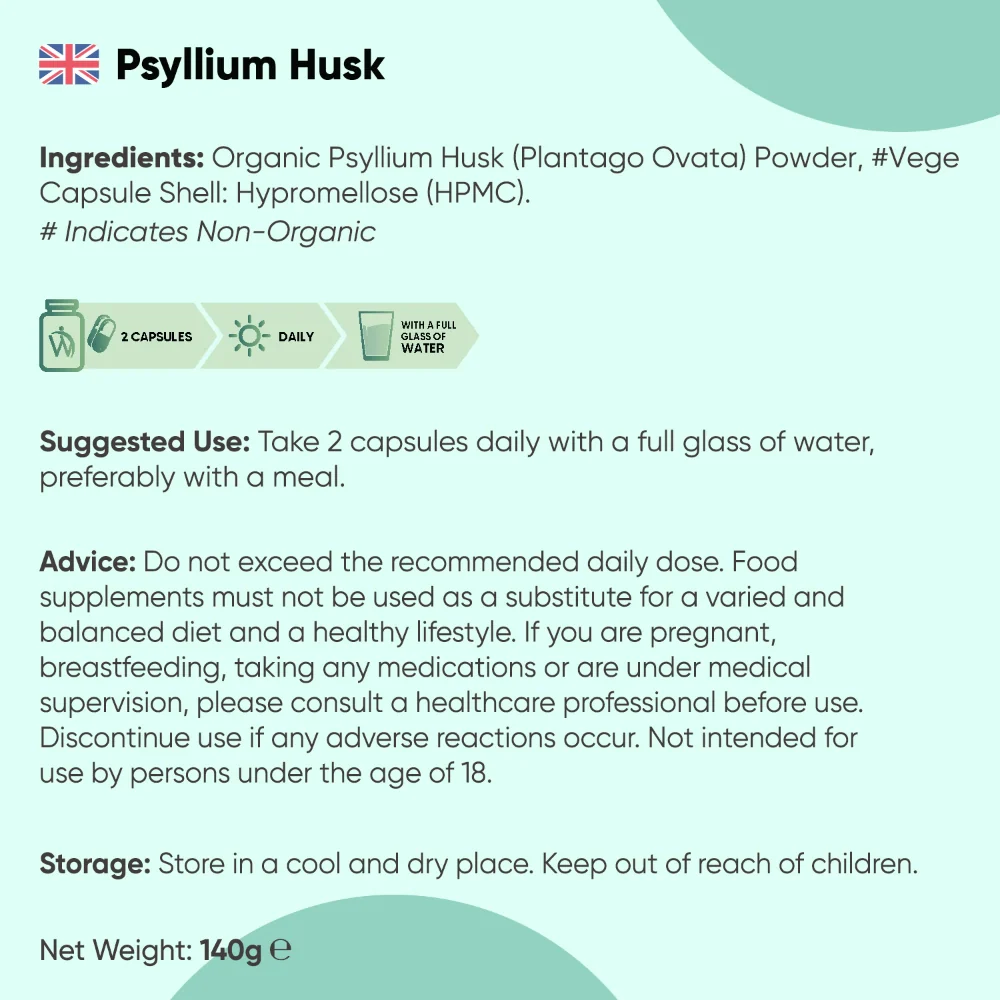 Organic Psyllium Husk Capsules - Image 7