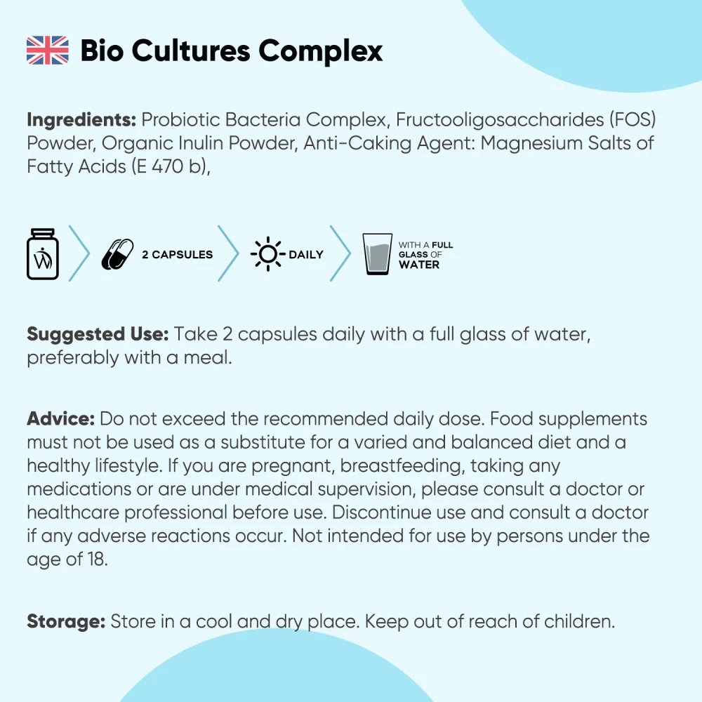 Pro Bio Cultures Complex Capsules - Image 6