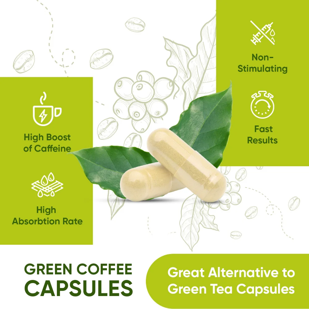 Pure Green Coffee Beans Capsules - Image 3