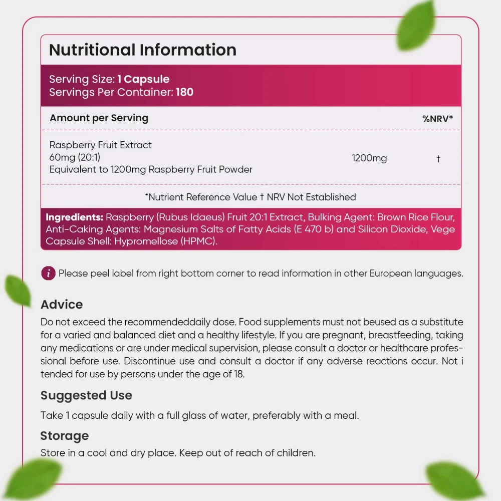Raspberry Ketone Pure Capsules - Image 6