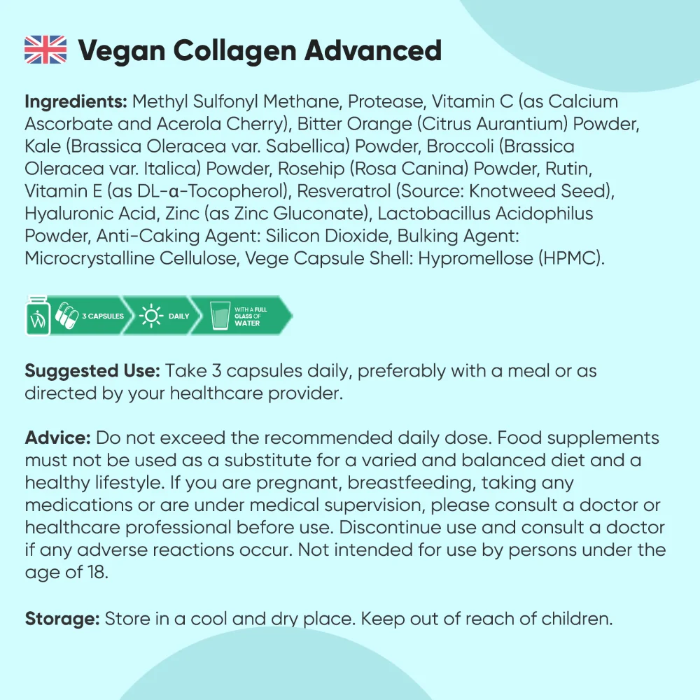 Vegan Collagen Advanced Capsules - Image 6