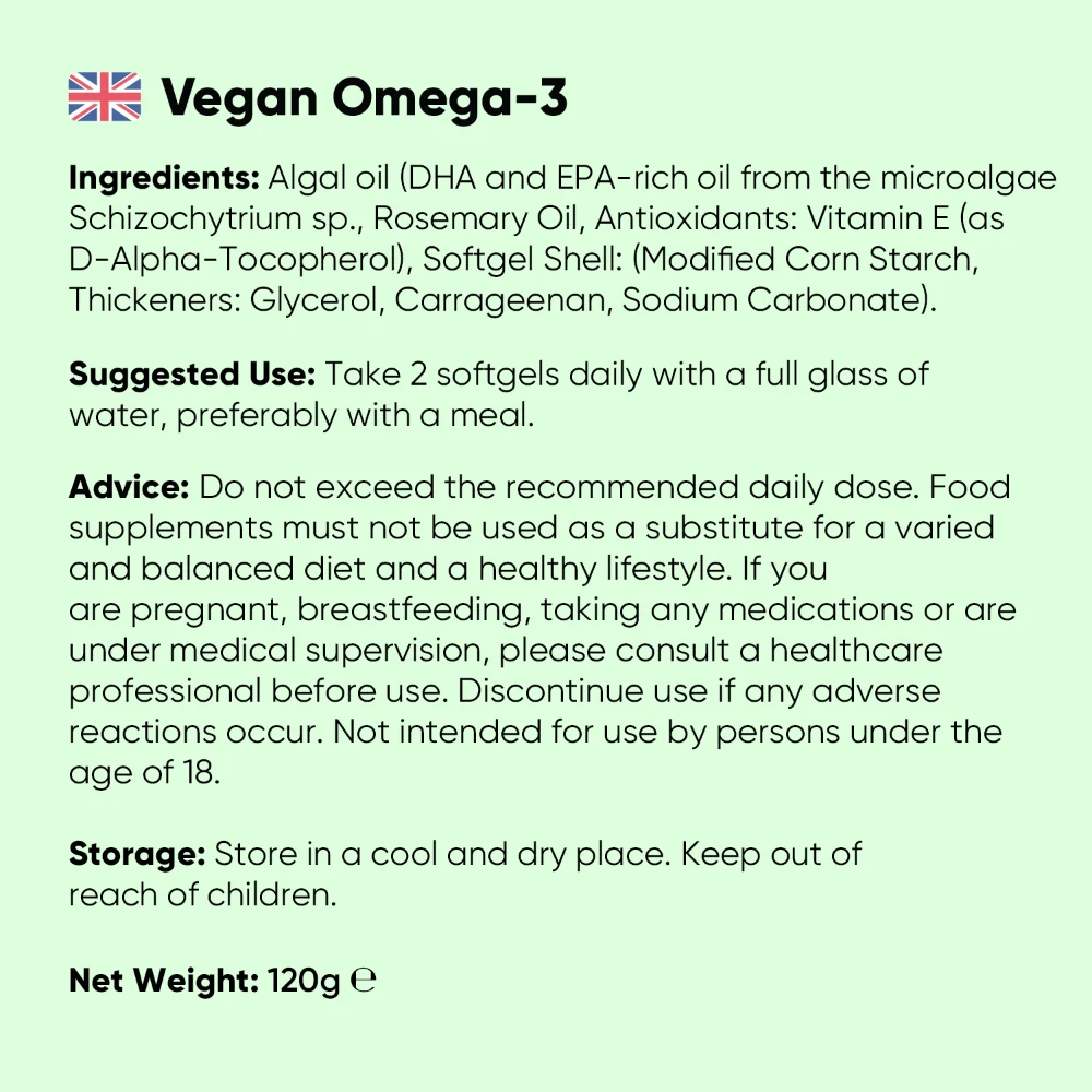 Vegan Omega-3 Softgels - Image 10