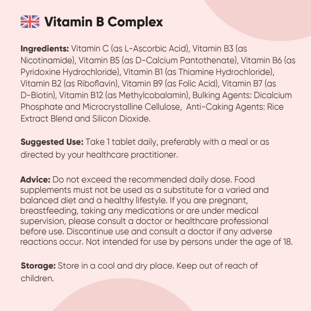 Vitamin B Complex Tablets - Image 7