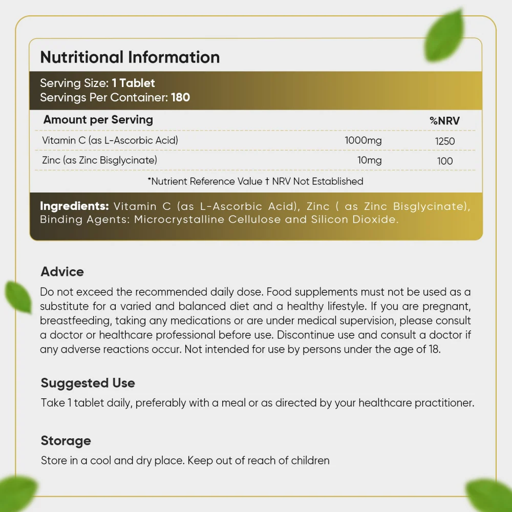 Vitamin C and Zinc Tablets - Image 6