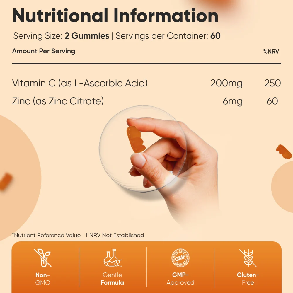 Vitamin C & Zinc Gummies - Image 6