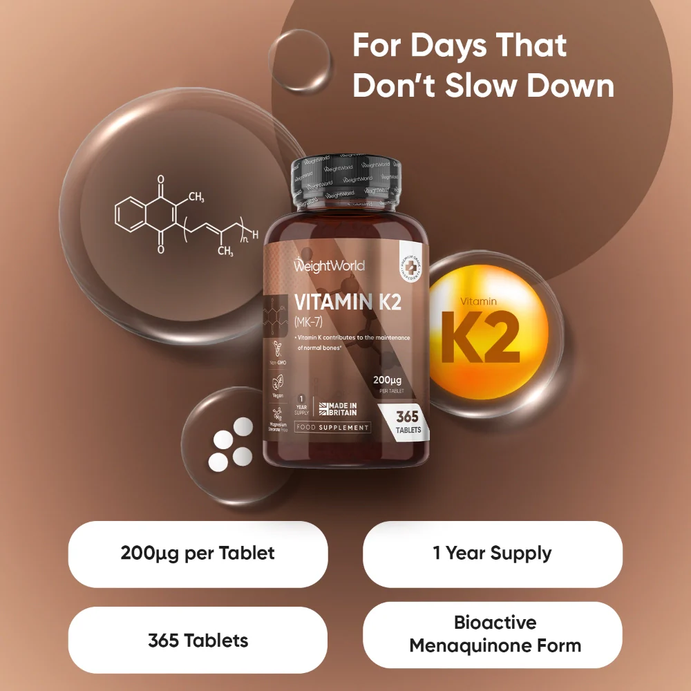 Vitamin K2 MK-7 Tablets - Image 2