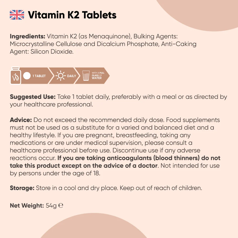 Vitamin K2 MK-7 Tablets - Image 6